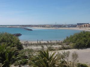 Appartement 2 pièces cabine, 6 pers, terrace face plage à Sète, 2 étoiles, Clévacances 2 clés - FR-1-472A-223 - Hotel 2 stelle a Sète