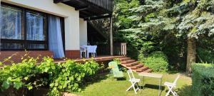 Domek na Porąbkach z kominkiem