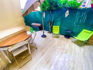 50m plage - 2 pièces jardin garage