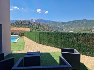 Maisons de vacances Les Villas Dorees - Villa Soleil face au Mont Ventoux : photos des chambres