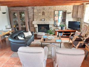 Maisons de vacances Stone House in Plouescat near Sandy Beaches : photos des chambres