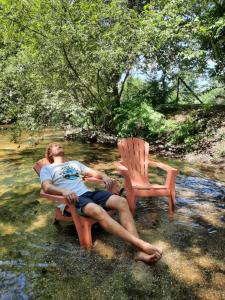 Tentes de luxe Le Tipi Ethnique au bord de la riviere : photos des chambres