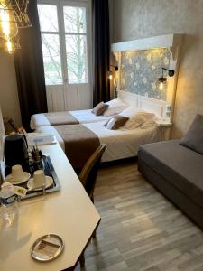 Hotels Relais Guillaume de Normandy : Chambre Triple Standard - Vue sur Mer