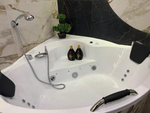 Family & Business Sauna Tężnia Apartments No 10 VIP -Leśny nad Zalewem Cedzyna, Unikat SPA- 1 Bedroom with Private Sauna, Jacuzzi, Spectacular View Terrace, Parking, Catering Options