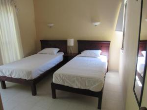 Two bedroom beachfront villa Celestun