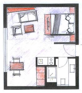 Studio Apartment room in Inselresidenz Strandburg - Ferienwohnung 210 (Ref. 50967u2)