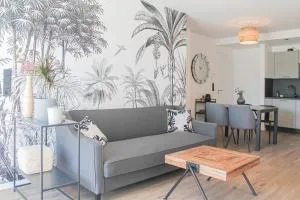 Tropical Apartment - für Freunde & Familien, stadtnah, Parkplatz, E-Ladestation, Gitterbox für Fahrräder, Fitnessstudio, digitale Gästemappe mit Restaurant- und Unternehmenstipps - Mülheim-Kärlich