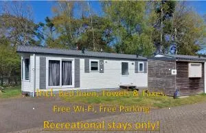 Ruim en gezellig chalet voor 2 personen op de Veluwe Recreatiepark De Oude Driest - All inclusive - Krachtighuizen