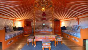 Tentes de luxe Eco Yourte Les Airelles : photos des chambres