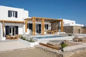 Saint L Heated Pool Sunset Villa- Three Bedrooms - Psarou