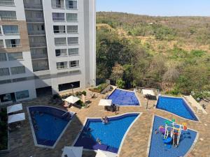 Rio Quente Park Veredas Vista paras Piscinas Rio Quente no Fundo esta Liberado