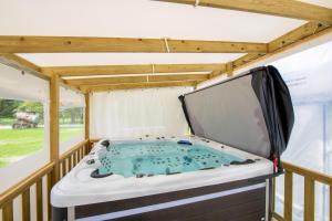 Maisons de vacances La Yourte de Jumieges - sejour insolite avec jacuzzi : photos des chambres