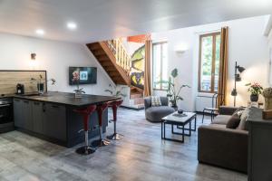 Appartements Duplex Street-Art Centre-Ville Netflix Disney by Rentabao : photos des chambres