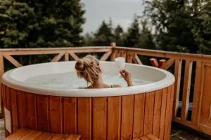 Babiogórska Chata - dom z bali z jacuzzi i sauną - Bystra