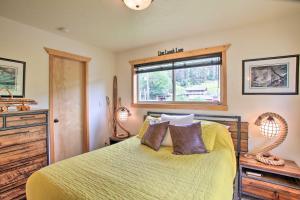 Waterfront Cabin with 2 Boat Docks and Mtn Views!