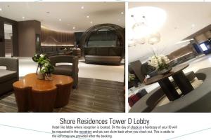 Shore Residences 1BR Balcony, 3beds with massager and Prime Video