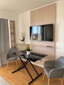 Appartements Panoramic View Studio - 15 min from Paris : photos des chambres