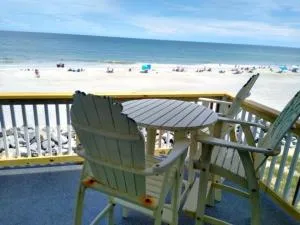 A18 Parrot Escape - OCEAN VIEW! There is nothing quite like a Carolina sunrise viewed from your private oceanfront deck condo - Myrtle Sound