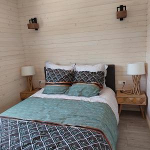 Maisons de vacances Lodge avec vue imprenable ! : photos des chambres