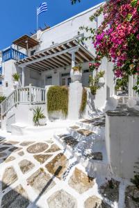 Floral Villa with marvelous view to Mykonos town