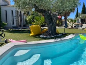 Villas Villa spacieuse avec piscine 350m2 5 chambres terrain de 1500m2 arbore parking prive : photos des chambres