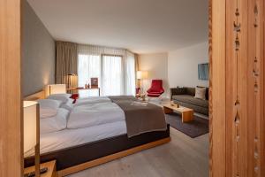 Superior Double Room with Balcony room in Hotel Schweizerhof Lenzerheide