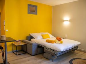 Appartements Chez Leon - Clim' & Patio - Appart Loupian Centre : photos des chambres