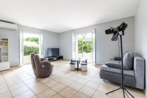 Maisons de vacances Agreable villa 6 personnes dans quartier paisible : photos des chambres