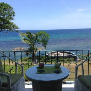 Private beach sea-front apartment