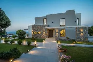 Eunoia Blue Villa Heraklion Crete, Sea View, Private Pool, Prassas, Karteros - Prasás