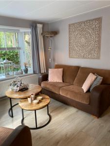 Luxe Chalet met prachtig terras op de Veluwe , veel privacy