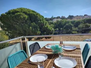 Encantador Apartamento familiar 4 px con Terraza, Parking y Wi-fi en Llançà - Colera