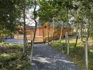 Craigshannoch Luxury 1 bed woodland lodge hot tub - Dunecht