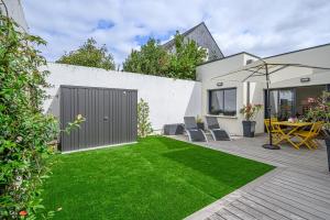 Maisons de vacances LA P'TITE VANNETAISE - Petite maison au bord de l'eau a Conleau avec velos : photos des chambres