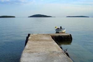 Apartments by the sea Krapanj, Sibenik - 9258 