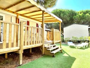 Campings PASALI Mobil home le Mar estang : photos des chambres