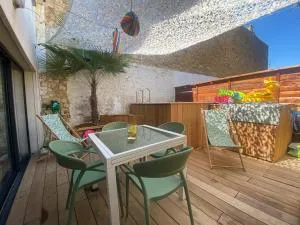 Charentaise 6-8 personnes avec piscine - Cabariot