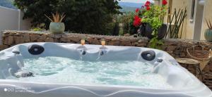 Campagne et Jacuzzi ... c est cosy le Bumble Bee !