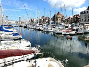 Appartements Chez Romy - studio equipe avec wifi - proche plage Deauville : photos des chambres