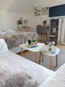 Appartements Chez Romy - studio equipe avec wifi - proche plage Deauville : photos des chambres