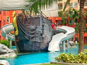 Seven Seas Condo Resort Jomtien Pattaya #Pool View #Near Beach