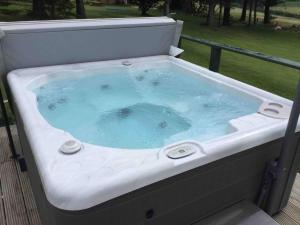 Green Yurt with Hot Tub - Sleeps 3 Parking & Pets