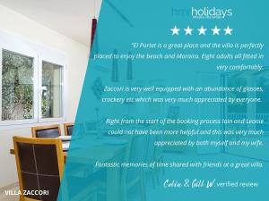 Villa Zacorri - HMR Holidays Moraira