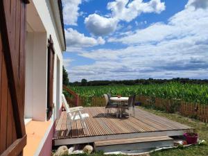 Maisons de vacances Le repos de pont calleck avec Jacuzzi : photos des chambres