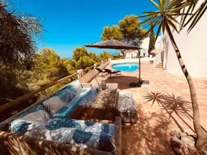Ibiza Dream Villa Denia, Seaview, Pool, BBQ, Airco, Wifi - La Jara