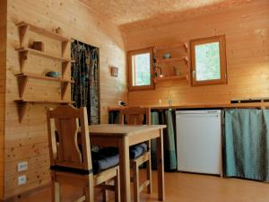 Chalets Gite et cabane ecologiques 1000 Pailles : photos des chambres