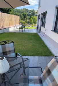 Apartments Saaldorf-Ferienhaus mit 6 Apartments 45qm-120qm direkt am Thüringer Meer-Bleilochtalsperre
