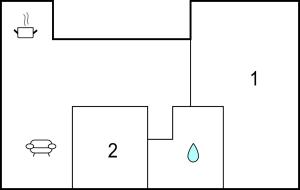 Appartamento con 2 Camere da Letto