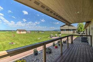 Columbia Falls Home with 1-Acre Yard and Views!