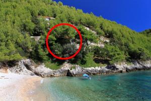 Seaside secluded apartments Cove Bratinja Luka, Korcula - 4434